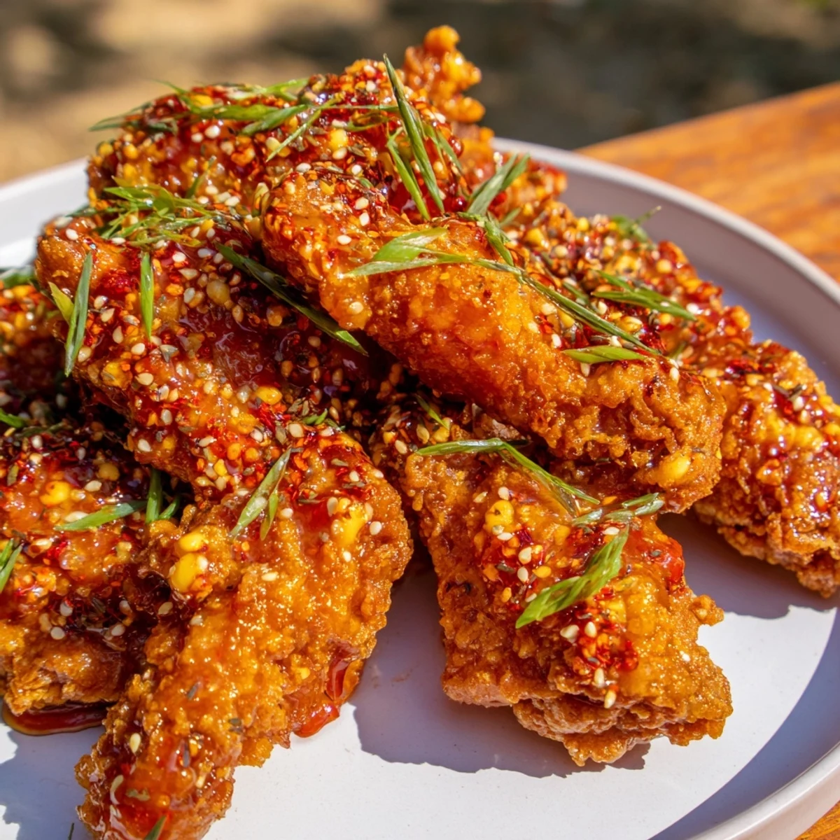 These savory Honey-Chili Glazed Chicken Wings are tossed in a fragrant, rich sauce: perfect American appetizer.