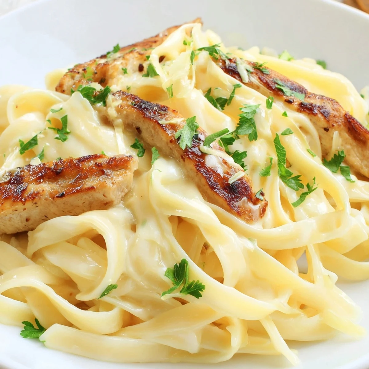 Skillet Chicken Alfredo