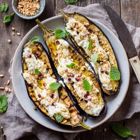 Roasted Eggplant with Pomegranate