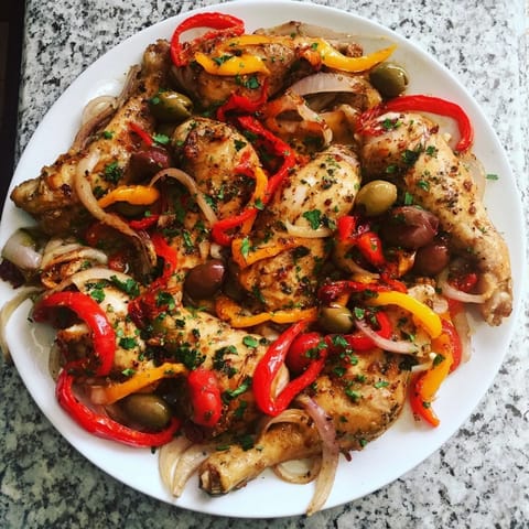 Easy Sheet Pan Greek Chicken