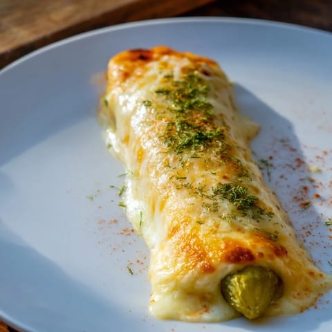 Melted Cheese Pickle Rolls