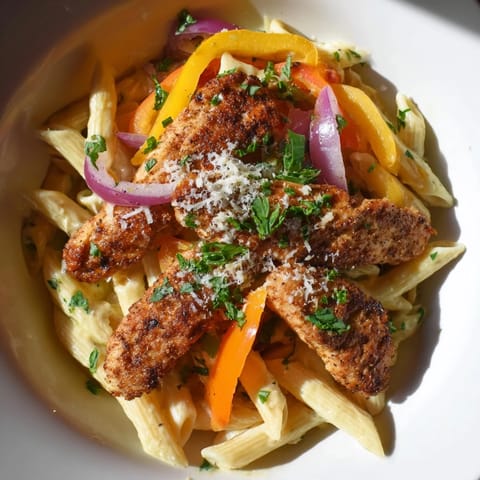 Bold creamy Cajun chicken pasta