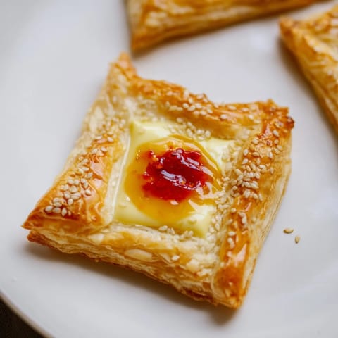 Chili Crisp Honey Brie Bites