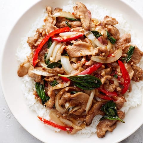Thai Basil Chicken Bowls