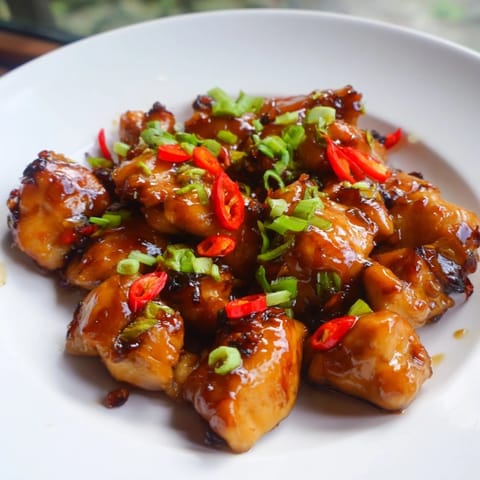 Vietnamese caramel glazed chicken