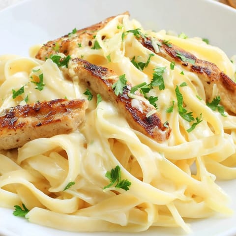 Skillet Chicken Alfredo