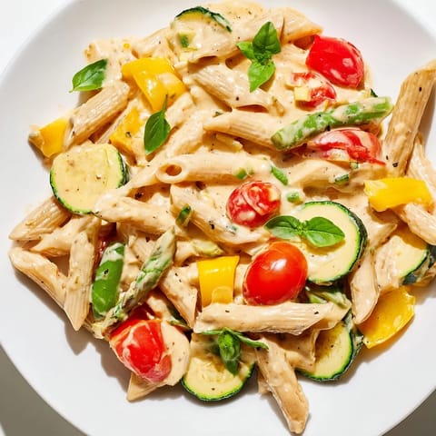 One-Pot Creamy Pasta Primavera
