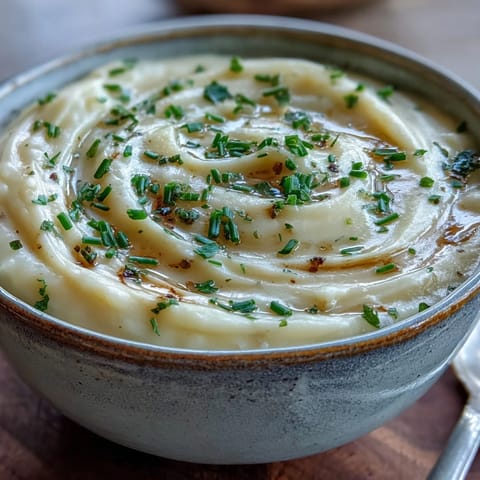 A rustic pot of potato leek soup simmers with leeks and Yukon Gold potatoes in broth.