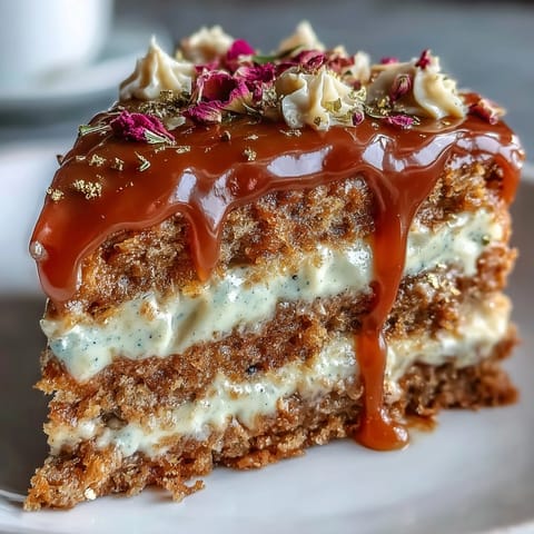 Taurus Cake: floral buttercream swirls adorn moist butterscotch layers.