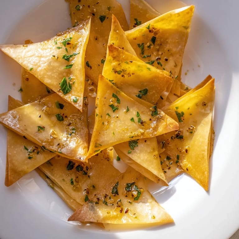Get ready for the best homemade crispy garlic lumpia chips, a simple and delicious appetizer!