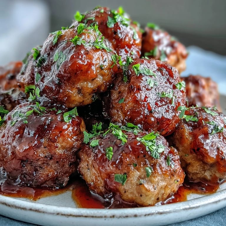 Grape Jelly and Chili Sauce Meatballs over steamed rice for a comforting main dish.