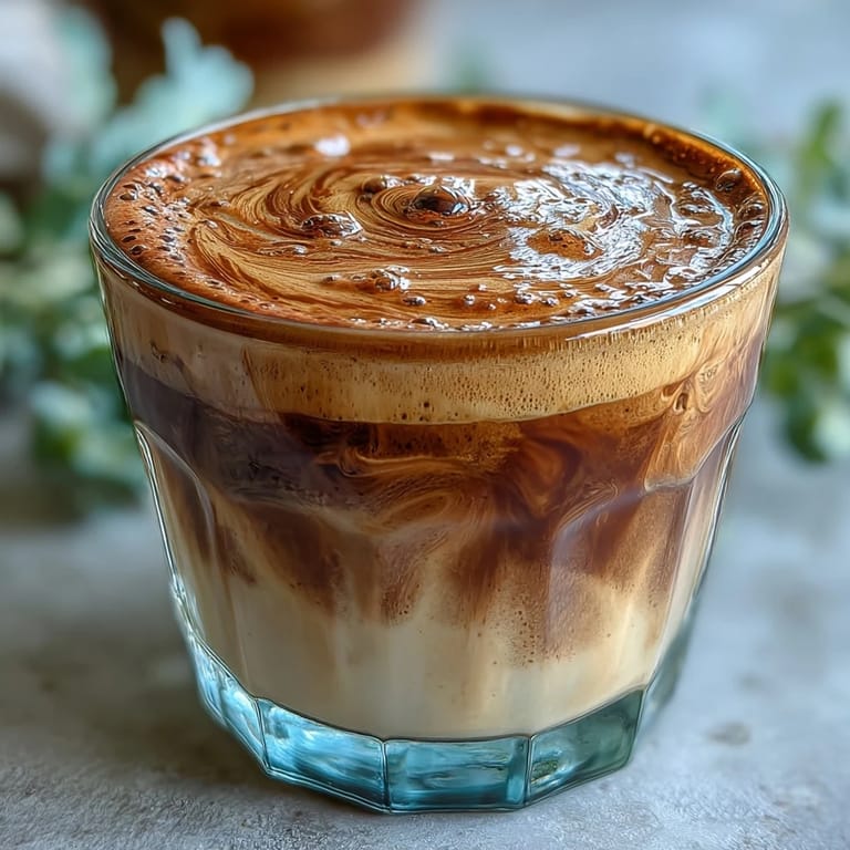 Steamed whole milk meets hojicha in this balanced, Japanese fusion cortado.
